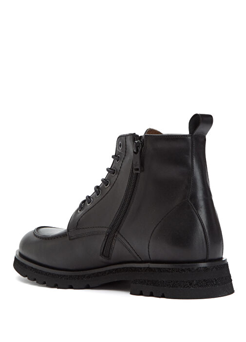 Siyah Erkek Deri Bot - Görsel 4