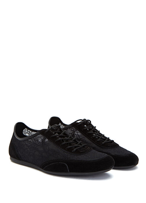 Sunny Siyah Kadın Süet Sneaker - Görsel 3