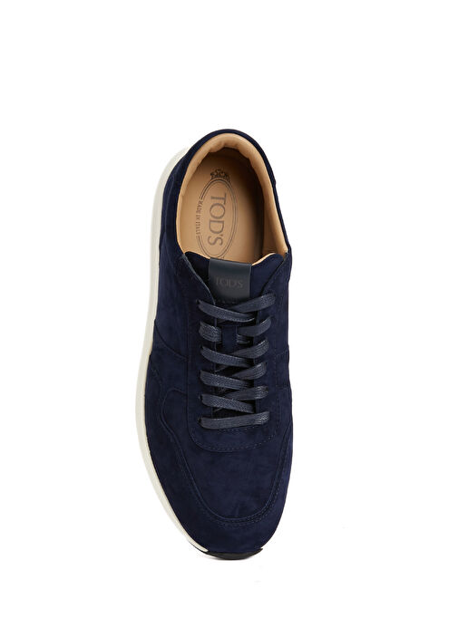 Koyu Mavi Erkek Süet Sneaker - Görsel 5