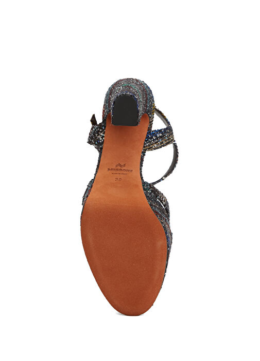 Çok Renkli Platformlu Kadın Sandalet - Görsel 6