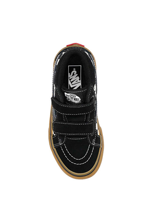 SK8-Mid Reissue Siyah Beyaz Unisex Çocuk Sneaker - Görsel 3