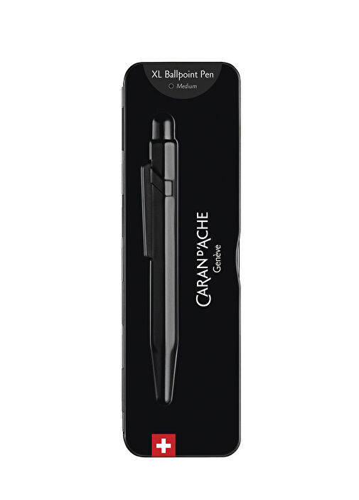 Caran D'Ache - 849™ Black Code XL Metal Tükenmez Kalem - Siyah