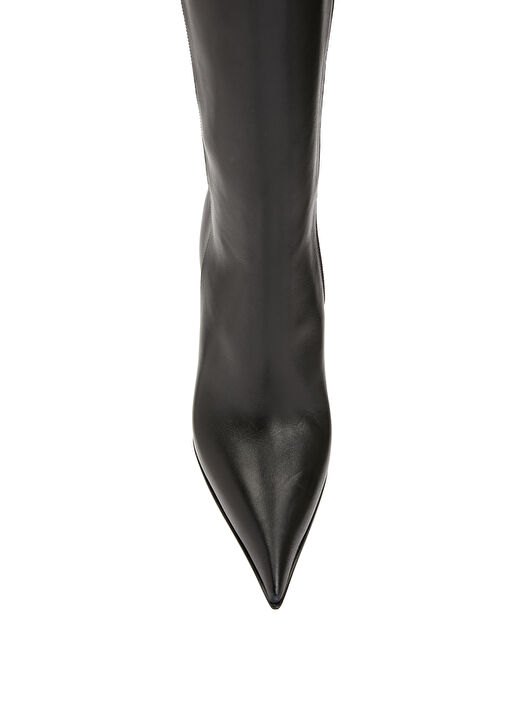 Birdee Siyah Kadın Deri Çizme - Görsel 5