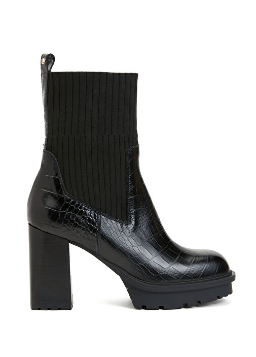 Siyah Kadın Deri Bot - Görsel 2