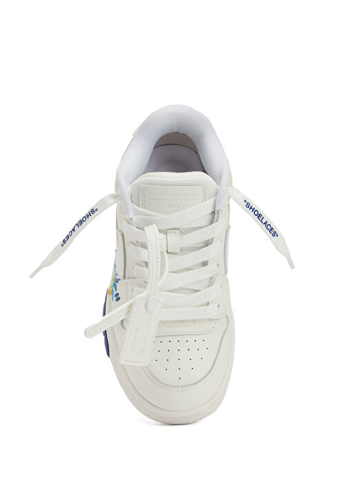 Çok Renkli Erkek Çocuk Deri Sneaker - Görsel 5