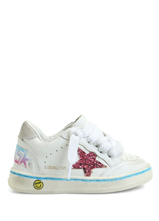 BallStar Çok Renkli Kız Çocuk Deri Sneaker - Görsel 2