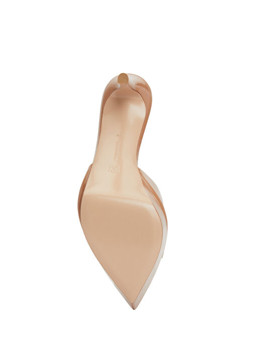 Dasha Nude Kadın Deri Terlik - Görsel 6