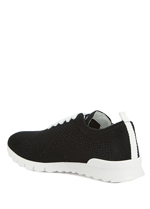 Siyah Kadın Kaşmir Sneaker - Görsel 4