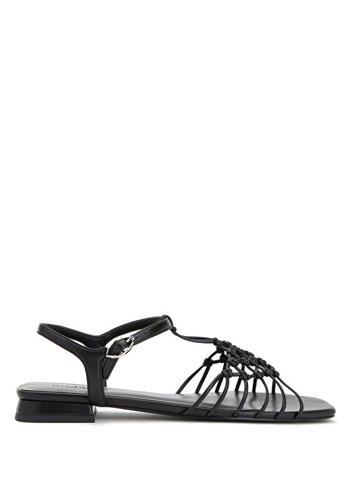 Siyah Kadın Sandalet - Görsel 2