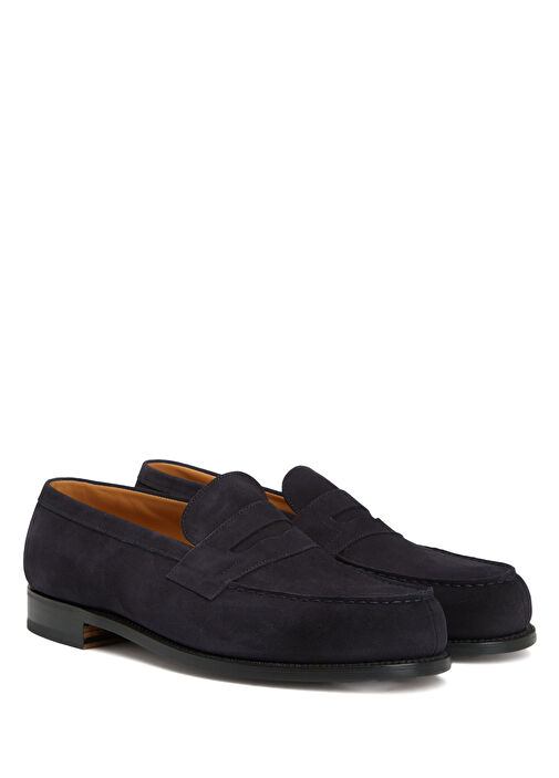 Mavi Bantlı Erkek Deri Loafer - Görsel 3