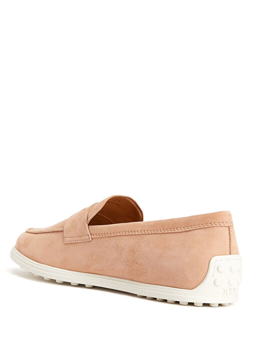 Bej Kadın Deri Loafer - Görsel 4