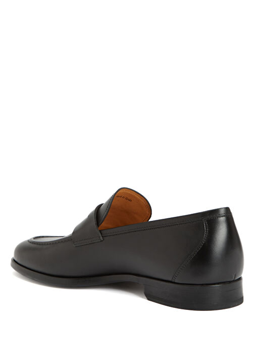 Siyah Erkek Deri Loafer - Görsel 4