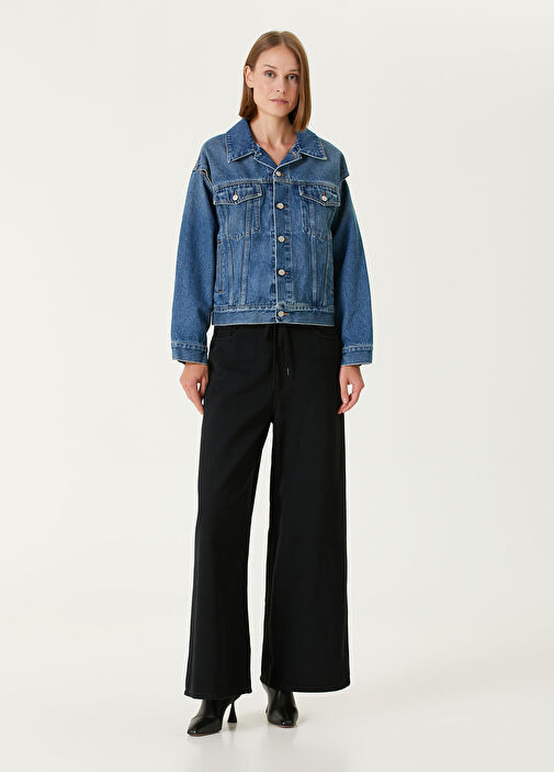 MM6 Maison Margiela - Blue Cut Out Denim Jacket