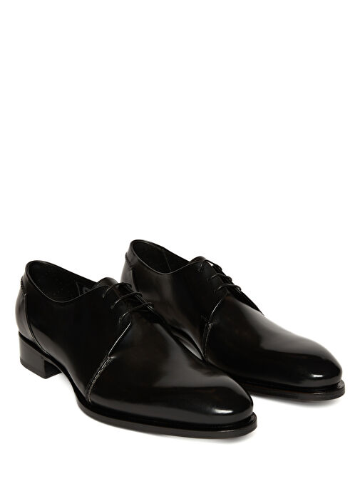 Siyah Erkek Deri Ayakkabı - Görsel 3