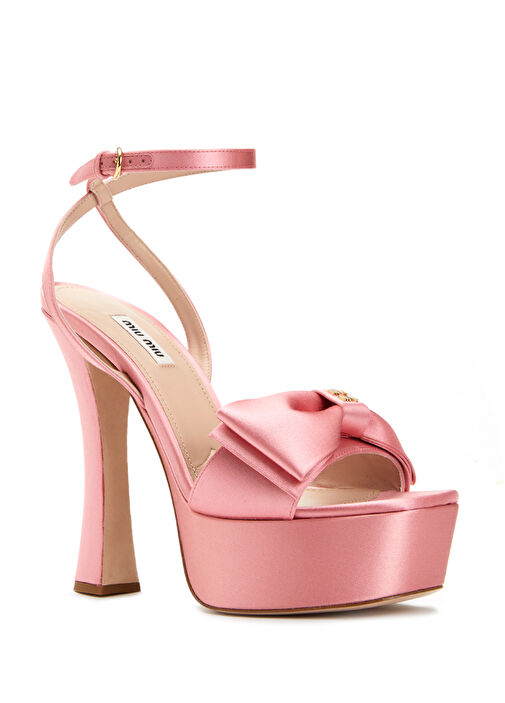 Pembe Fiyonk Detaylı Kadın Sandalet - Görsel 3