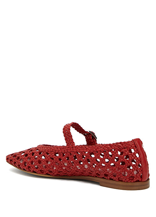 Kırmızı Deri Babet - Görsel 4