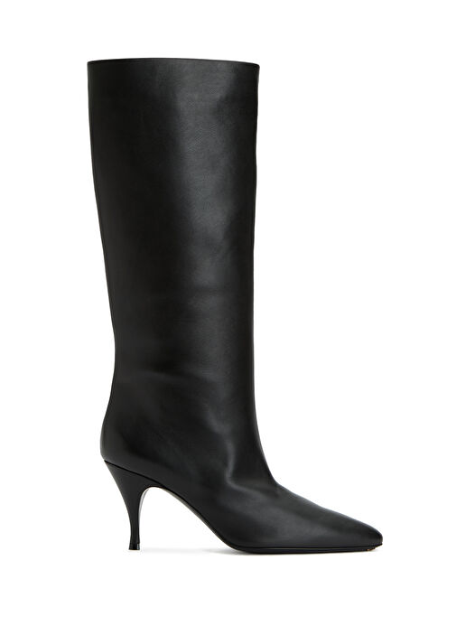 Siyah Kadın Deri Çizme - Görsel 2