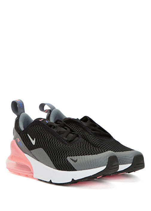 Air Max 270 Siyah Silver Erkek Çocuk Sneaker - Görsel 3