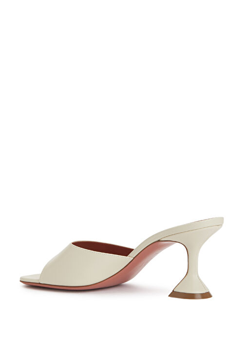 Lupita Bej Kadın Deri Terlik - Görsel 4