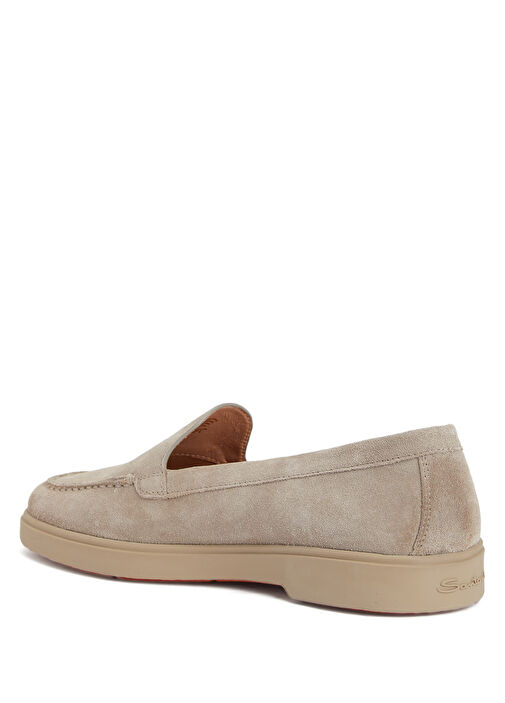 Kahverengi Kadın Süet Loafer - Görsel 4