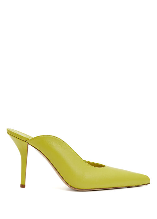 Abella Yeşil Kadın Deri Terlik - Görsel 2