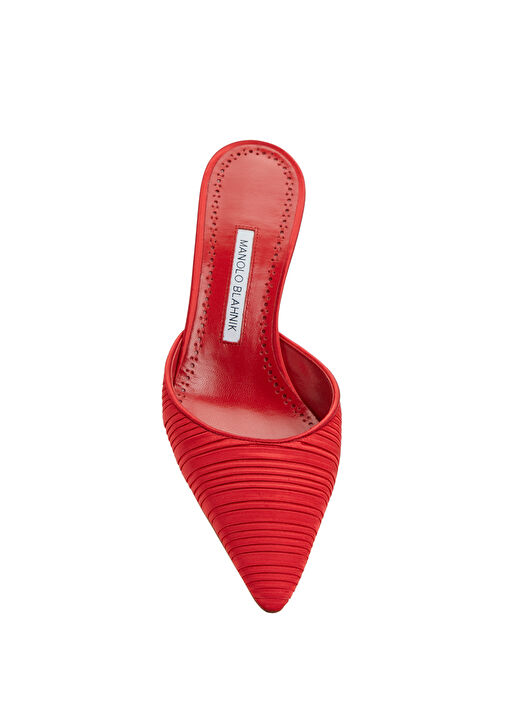 Manolo Blahnik Topuklu Terlik - Görsel 5