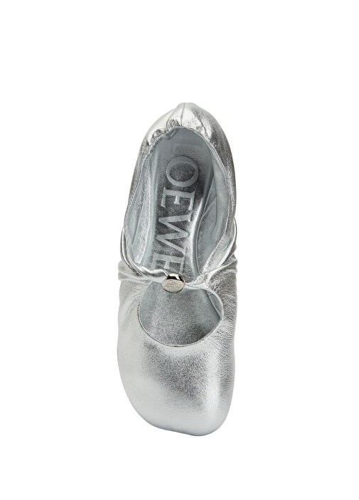 Loewe Loewe Gümüş Pebble Silver Deri Babet | Beymen Gümüş - 5. görsel