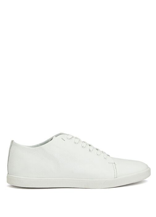 Beyaz Erkek Deri Sneaker - Görsel 2