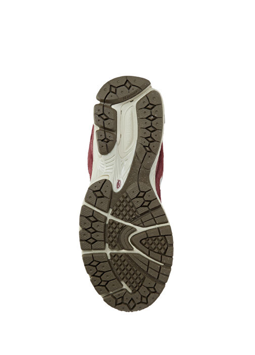 2002 Bordo Kadın Deri Sneaker - Görsel 6