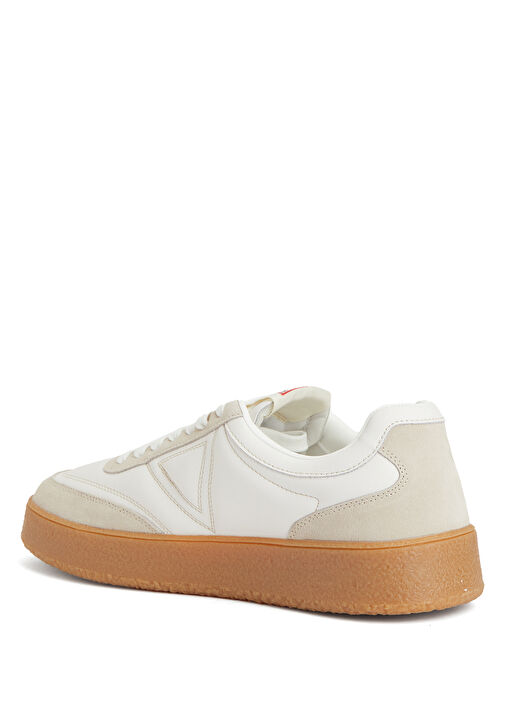 Wimoh Beyaz Erkek Deri Sneaker - Görsel 4