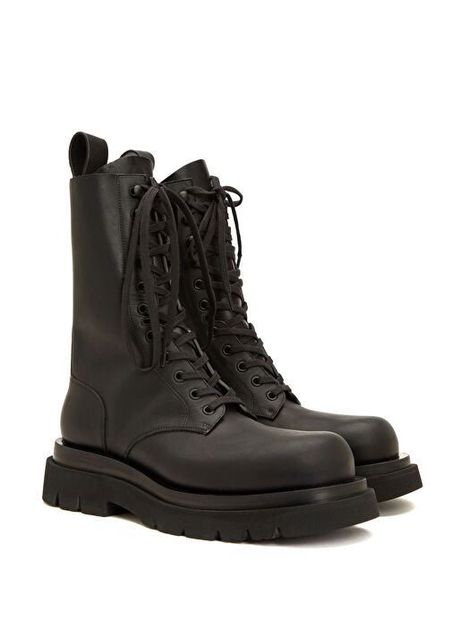 Lug Siyah Kadın Deri Bot - Görsel 3