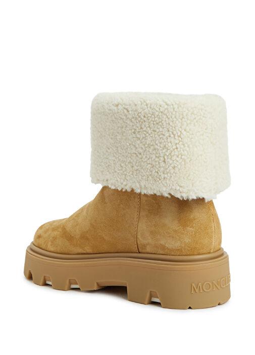 Aurea Bej Kadın Süet Bot - Görsel 4