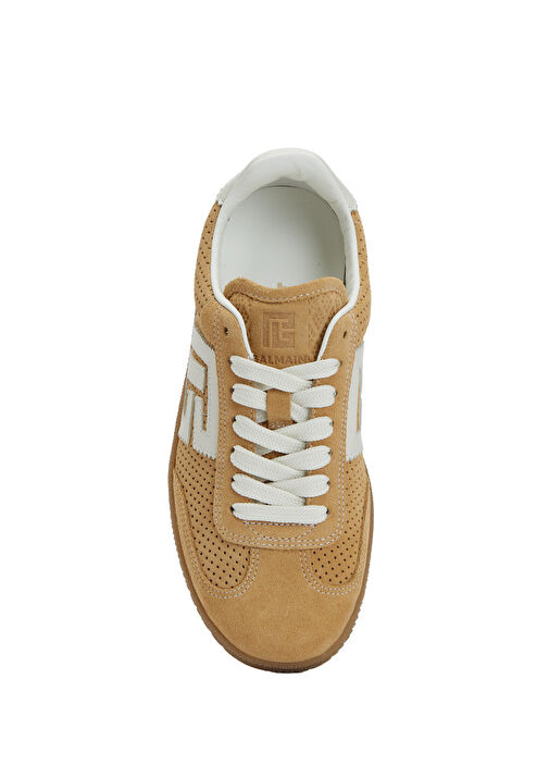 Balmain Balmain Swan Bej Beyaz Kadın Süet Sneaker | Beymen Bej Beyaz - 5. görsel