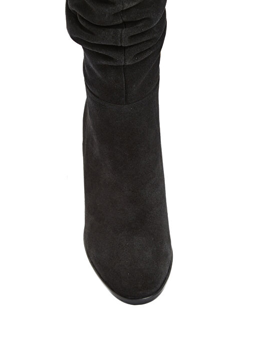 Siyah Büzgülü Kadın Çizme - Görsel 5