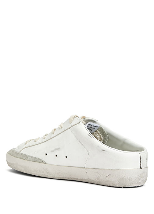 Super-Star Beyaz Gold Kadın Deri Sneaker - Görsel 4