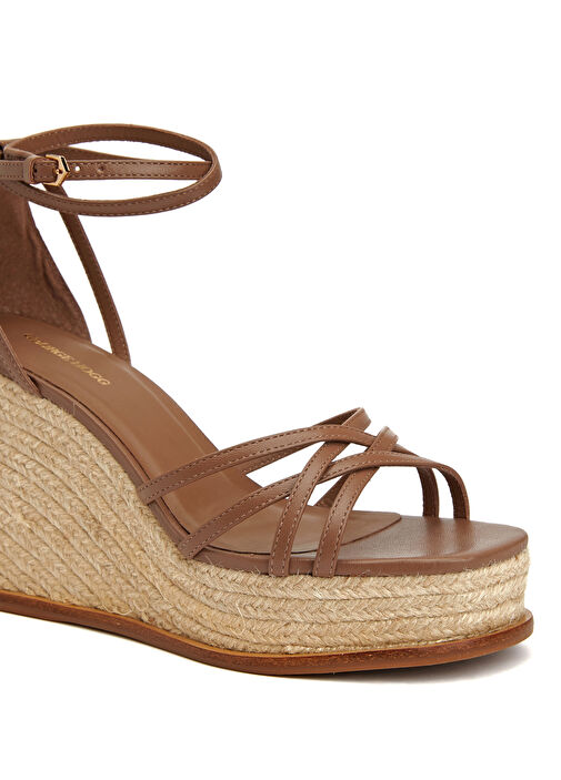 Vizon Kadın Deri Sandalet - Görsel 7