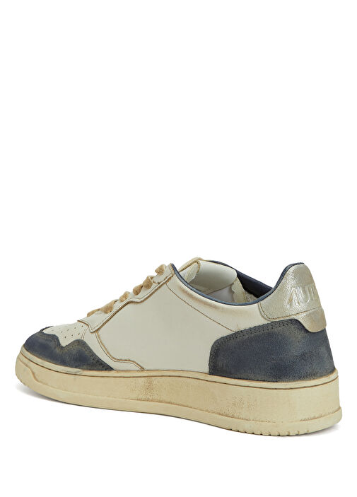 AVLM LS07 Lacivert Beyaz Erkek Deri Sneaker - Görsel 4