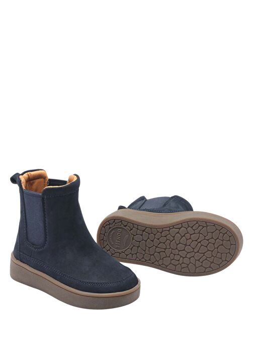 Ojeh Lacivert Unisex Çocuk Deri Bot - Görsel 6