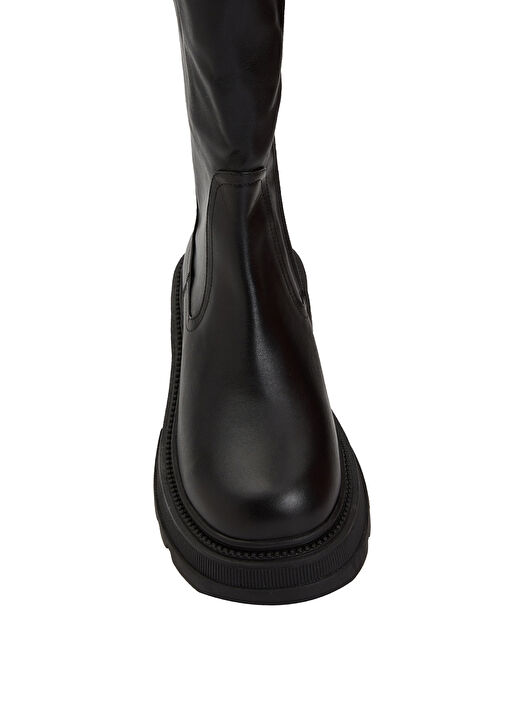 Divarese Divarese Siyah Kadın Deri Çizme Bot | Beymen Siyah - 5. görsel