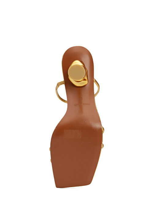 Seraphina Gold Kadın Deri Sandalet - Görsel 5