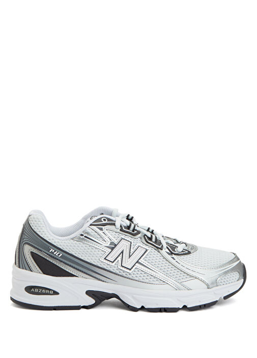 740 Beyaz Gri Erkek Sneaker - Görsel 2