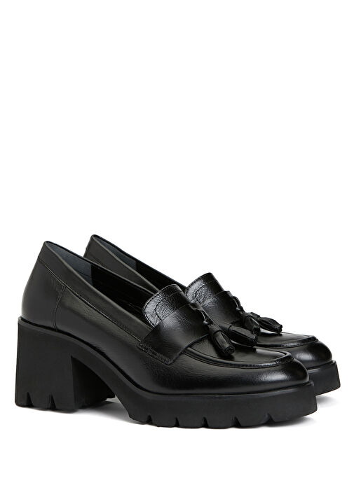 Divarese Divarese Siyah Kadın Deri Loafer Casual Ayakkabı | Beymen Siyah - 3. görsel