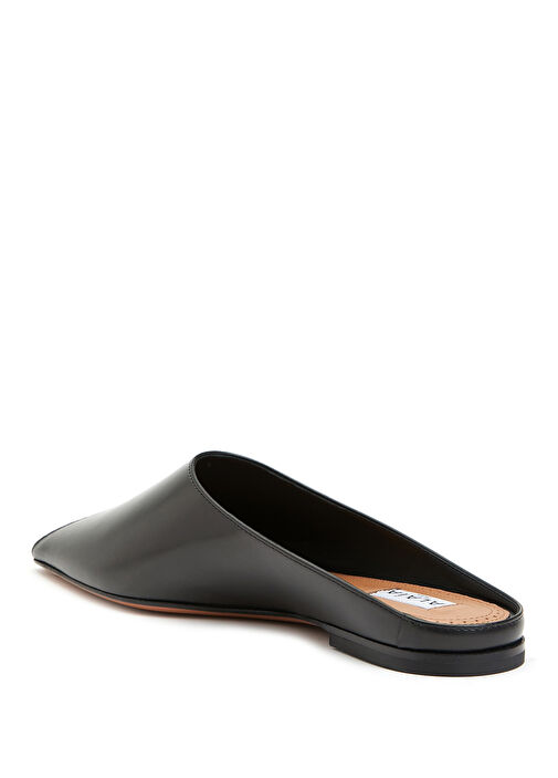 Spike Siyah Kadın Deri Terlik - Görsel 4