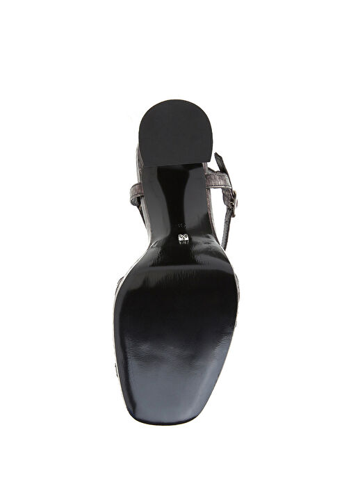 Bronz Kadın Deri Sandalet - Görsel 6