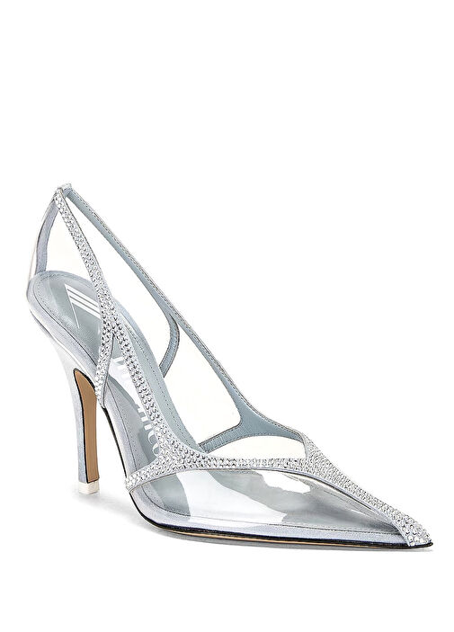 Venus Açık Mavi Deri Topuklu Ayakkabı - Görsel 8