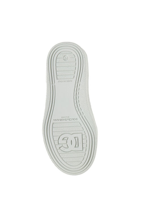 Siyah Beyaz Erkek Çocuk Deri Sneaker - Görsel 6