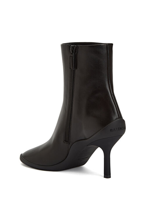 Shibuya Siyah Kadın Deri Bot - Görsel 4