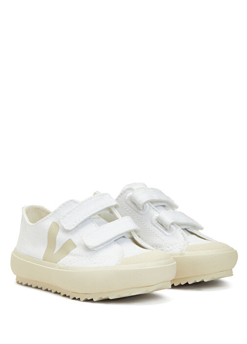 Ollie Beyaz Unisex Çocuk Organik Pamuk Sneaker - Görsel 3