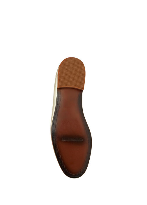 Gold Kuşak Detaylı Kadın Deri Loafer - Görsel 6