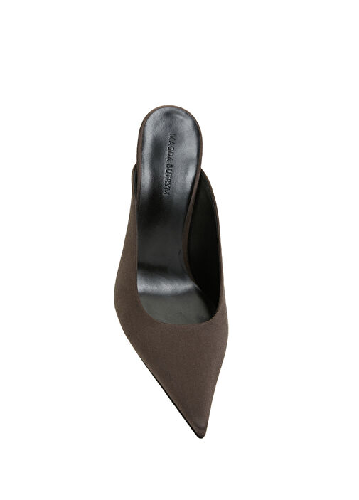 Kahverengi Kadın İpek Terlik - Görsel 5